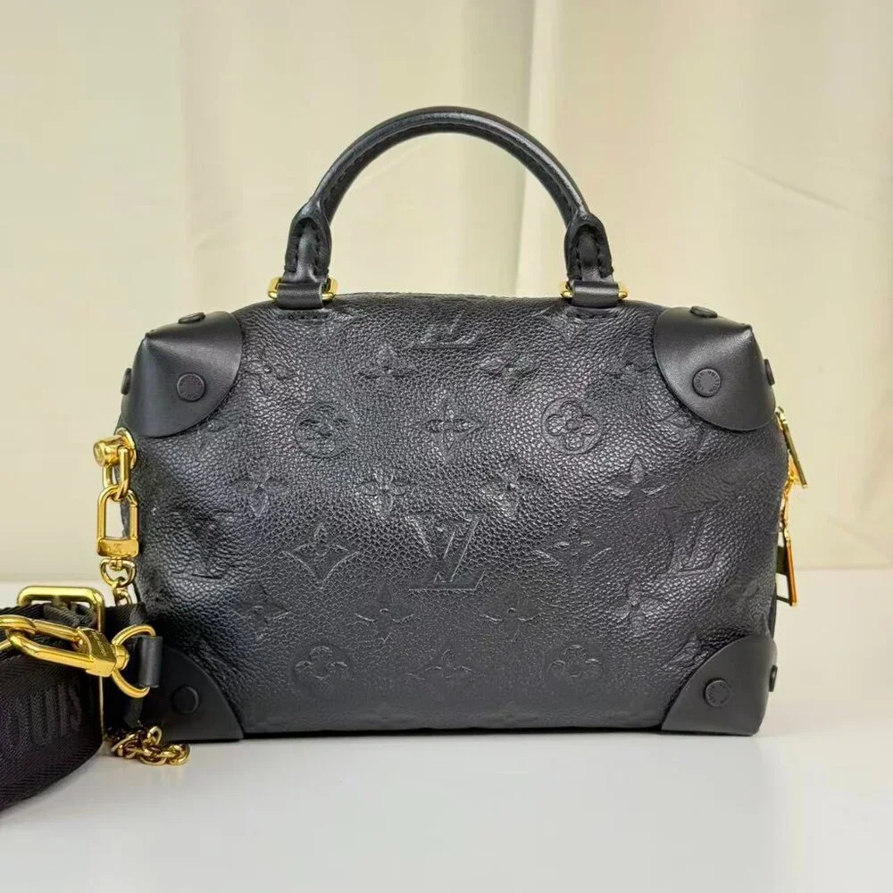 Louis Vuitton Black Empreinte Leather Shoulder Bag Crossbody - Picture 4 of 9
